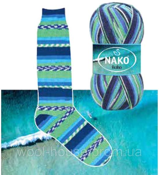 Шкарпеткова пряжа Nako Boho Concept, 82267
