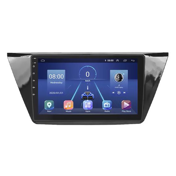 Штатна магнітола Lesko для Volkswagen Touran III 2015-н.в. екран 10" 6/128Gb 4G Wi-Fi GPS Top Фольцваген