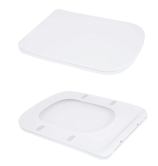 Унітаз-моноблок підлоговий Qtap Kolibri Ultra Quiet з сидінням Slim Duroplast/ Soft-close/ Quick Release QT10226380W | Зображення 4