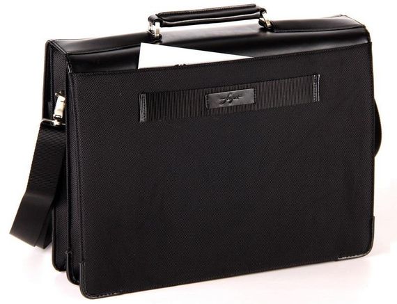 Елегантний діловий портфель Fouquet NBC-1001B чорний | Зображення 2
