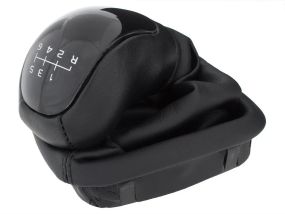 Mercedes W168 A-Class (97-04) ручка КПП переключения передач черная + чехол 6 передач, Мерседес