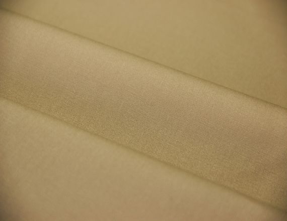 Коттонова тканина італійська бавовна з еластаном однотонна бежевого кольору MI 131 | Зображення 2