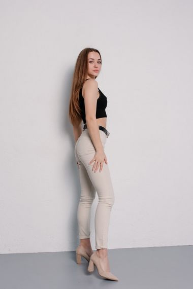Женские туфли Fashion Sophie 3981 36 размер 23 см Бежевый | Зображення 9