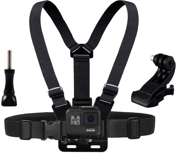 Крепление на грудь для GoPro Xiaomi SJCam Eken + держатель с винтом (68008)