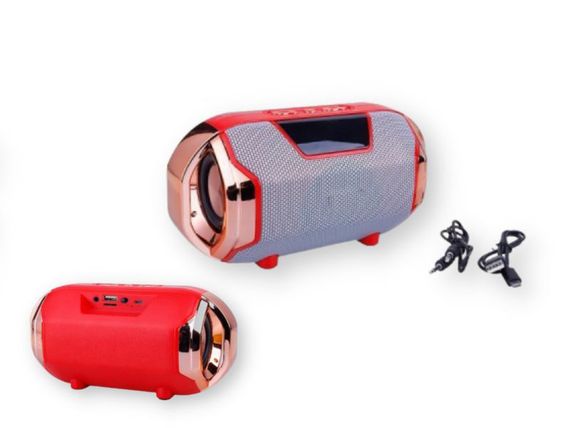Колонка портативна XPRO WS 1833 10Вт USB, AUX, FM, Bluetooth червона (WS 1833)