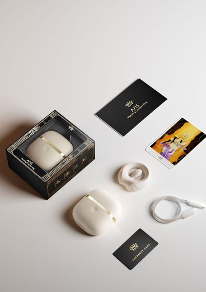 Ерекційне віброкільце Zalo Apis у футлярі, з додатком, біле, 6,3 × 3,2 см Sex Aura | Зображення 7