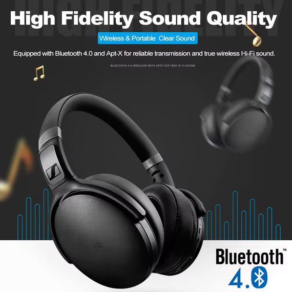 Бездротові Bluetooth навушники Sennheiser HD 4.40BT з шумозаглушенням і мікрофоном | Зображення 3