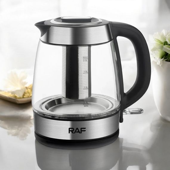 Скляний електрочайник з LED-підсвіткою RAF R-7922 2 л 2000 Вт (46857-7922_460) | Зображення 2