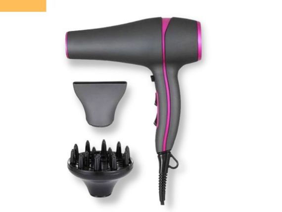 Фен для укладання волосся професійний з насадками XPRO V-402 сірий (VGR V-402_819)