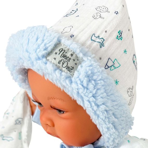 Испанская Кукла Реборн Винил Силиконовый Новорожденный Пупс Мальчик 3D Роспись 45 см Nines d'Onil Reborn 45 см | Зображення 2