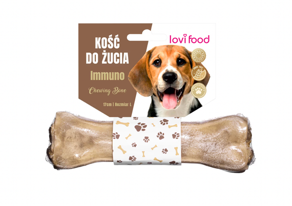 Ласощі у вигляді жувальної кістки Lovi Food.(фазан/яловичіна) | Зображення 1