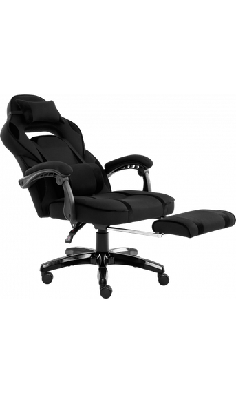 Кресло геймерское GT Racer X-2749-1 Fabric Black Suede | Зображення 1