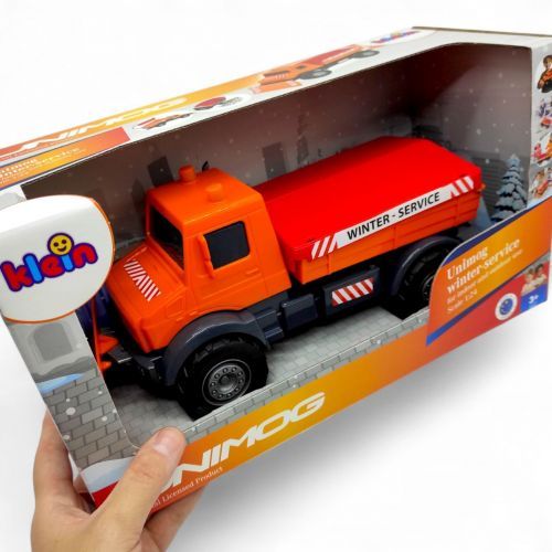 Машинка пластикова "Снігоочисний автомобіль Unimog" | Зображення 1