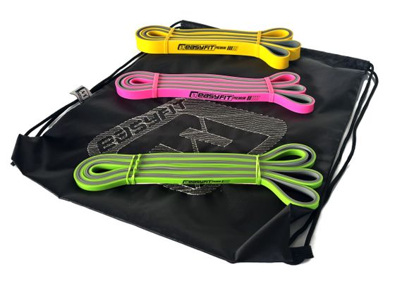 Набір двошарових гумок для підтягування EasyFit Premium 2-32 кг (3 шт) (EF-2332s) | Зображення 1