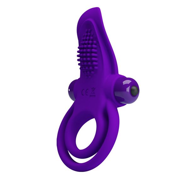 Эрекционное кольцо - Pretty Love Vibrant Penis Ring Purple sexstyle | Зображення 2