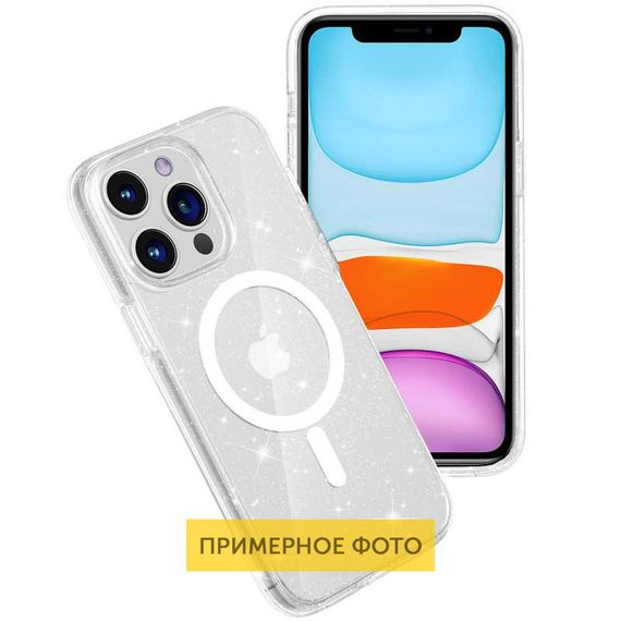 Чохол TPU Galaxy Sparkle (MagFit) для Apple iPhone 16 Plus (6.7") | Зображення 2