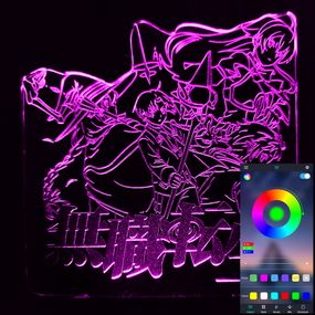 Акриловый светильник-ночник управление с телефона Перерождение безработного tty-n001660