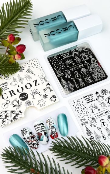 Пластина для стемпінгу Crooz 13 (6 х 6см) | Зображення 3