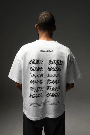 Футболка "INK OF UNIVERSE" WHITE M