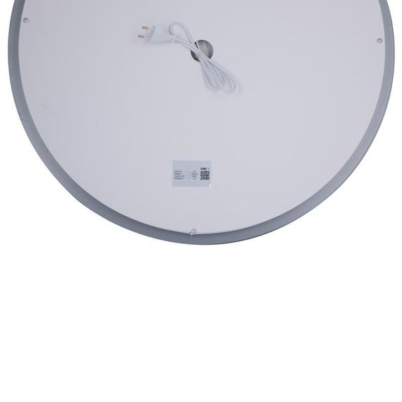 Дзеркало Lidz Aria R600 з LED-підсвічуванням Touch, з антизапотіванням, з димером, рег. яскравості LD78LR600 | Зображення 6