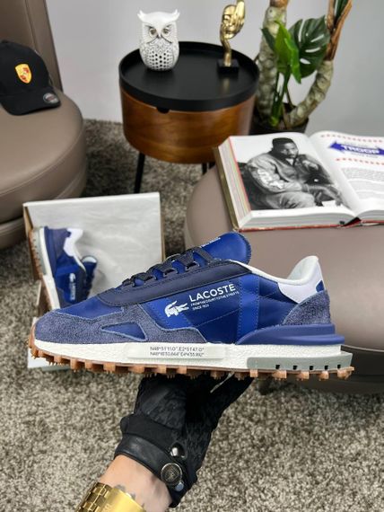 Мужские кроссовки  Lacoste Elite Active PRM Navy White (топ качество) A4396 43 27,5 | Зображення 9