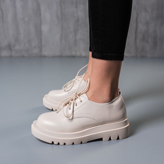 Броги женские Fashion Hogan 3792 40 размер 25 см Бежевый | Зображення 2