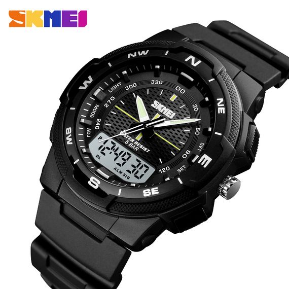 Чоловічий годинник Skmei 1454BKWT Black-White | Зображення 2