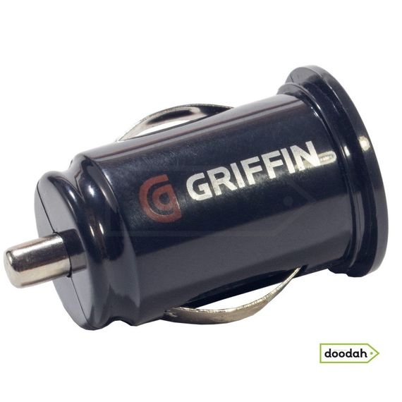 Зарядний пристрій для USB від прикурювача - Griffin Mini Dual USB Black | Зображення 2