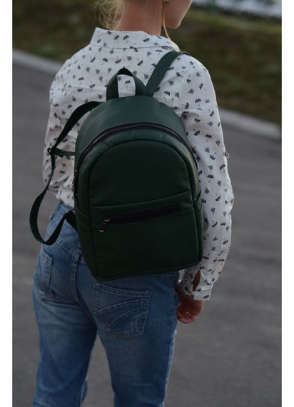 Жіночий рюкзак Sambag Dali BPT зелений 35 х 25 х 12 см (15378007) | Зображення 1