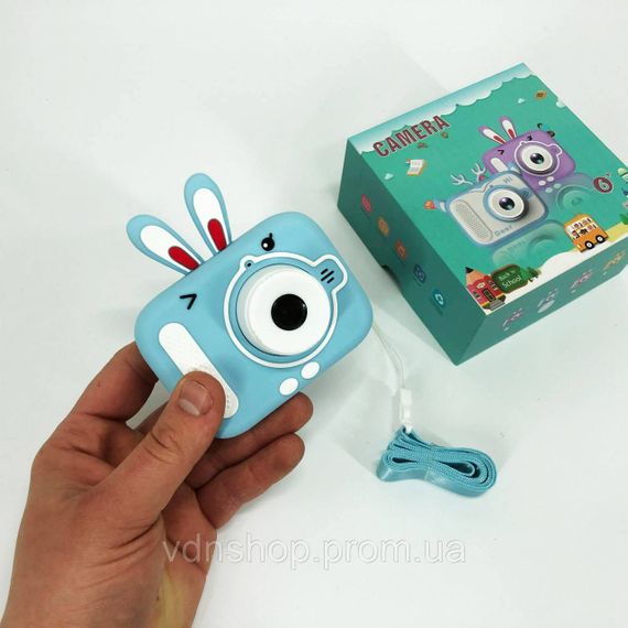 Детский цифровой фотоаппарат X900 Rabbit. Цвет: голубой PN-63 | Зображення 5