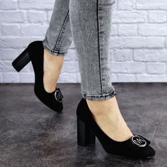 Туфли женские на каблуке Fashion Claire 1788 36 размер 23 см Черный | Зображення 6