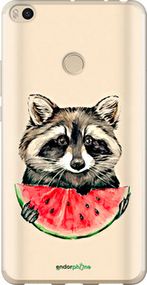 Чохол на Xiaomi Mi Max 2 Єнотик з кавуном "4605t-994-2448"