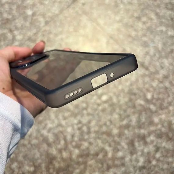 М'який силіконовий чохол зі склом на камеру для Xiaomi Redmi 13 колір Чорний | Зображення 4