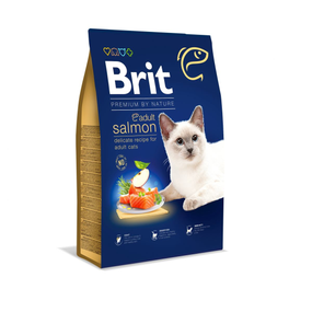 Сухий корм Brit Premium для котів з лососем 8 кг