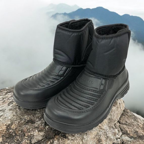 Чоботи чоловічі 42 розмір, Зимові чоловічі черевики на хутрі, Чоботи утеплені QY-889 гумові весняні