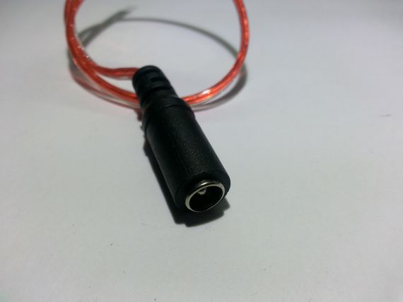 Роз'єм 5.5 * 2,1 (2pin / 1 jack) Mother + з'єднувальний кабель 20см | Зображення 1