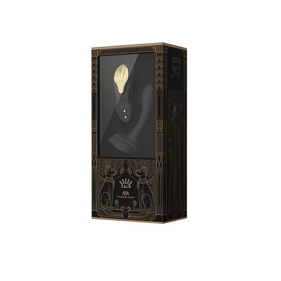Смарт-вібратор у трусики Zalo - AYA Obsidian Black, насадка та пульт ДК | Зображення 8