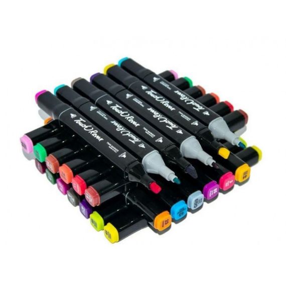 Набір маркерів для початківців, Маркер двосторонній на спиртовій основі sketchmarker FX-48 | Зображення 4