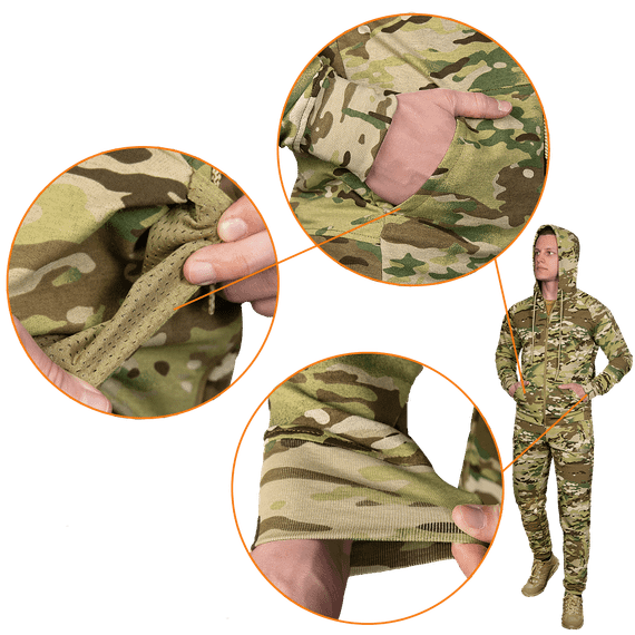 Спортивний костюм Basic Zip Multicam (7982), L | Зображення 2