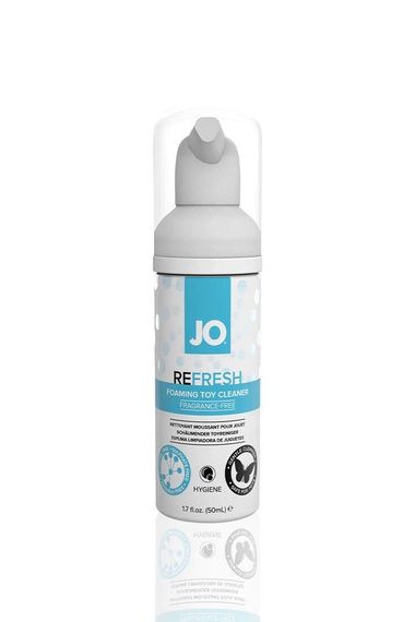 Мягкая пенка для очистки игрушек System JO REFRESH (50 мл) дезинфицирующая, проникает глубоко
