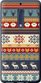 Чехол на Nokia 5 Рождественский орнамент "3303u-804-17620"