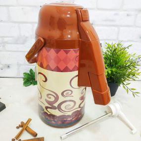 Термос із помпою Frico FRU-265-Brown3 л коричневий