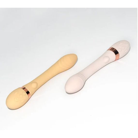 Вибратор для точки G с подогревом и двумя моторами Sweet Em, желтый sexstyle | Зображення 3