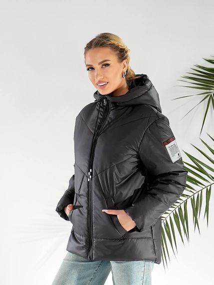 Утеплена куртка, арт.417/1, чорний | Зображення 2
