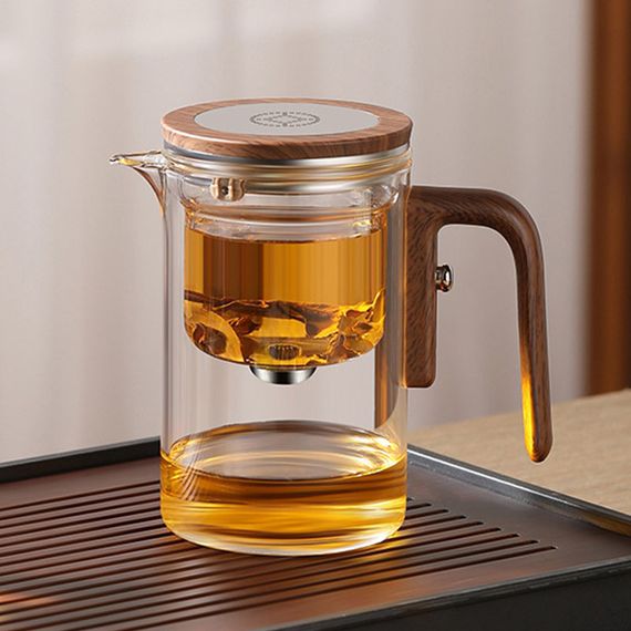 Чайник для заваривания TeaPot D-10 Square 600ml Transparent | Зображення 1