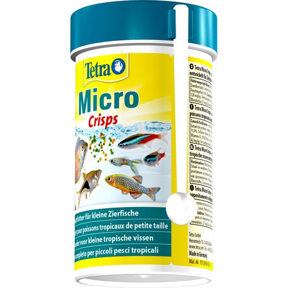 Корм сухий Tetra Micro Crisps для тропічних акваріумних рибок в чіпсах 100мл | Зображення 2