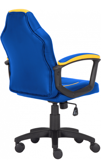 Кресло геймерское детское GT RACER X-1414 BlueYellow | Зображення 4
