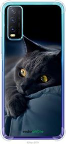 Чохол на Vivo Y20 Димчастий кіт "825sp-2078-2448"