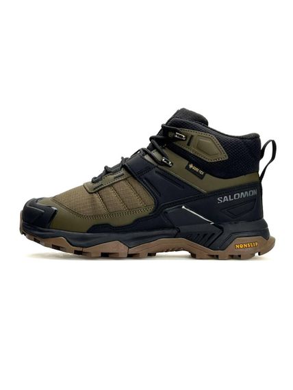 Зимові Чоловічі кросівки New Salomon X Ultra 4 Mid Fur Khaki Black  (топ якість) A4863 45 29 | Зображення 4