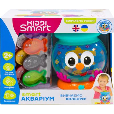 Развивающая игрушка Kiddi Smart Интерактивная обучающая игрушка Smart-Аквариум украинский и английский язык (207659) | Зображення 2
